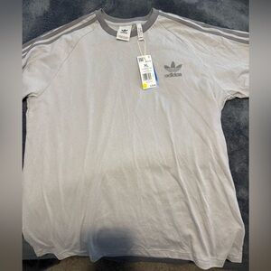 Adidas Men's Light Gray Short Sleeve size XL nwt